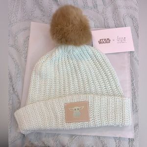 Love Your Melon Star Wars The Child Mint Beanie with Pom